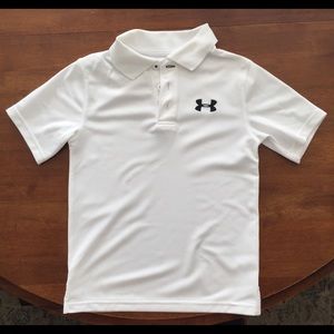 Boys Under Armour Golf Shirt YXS
